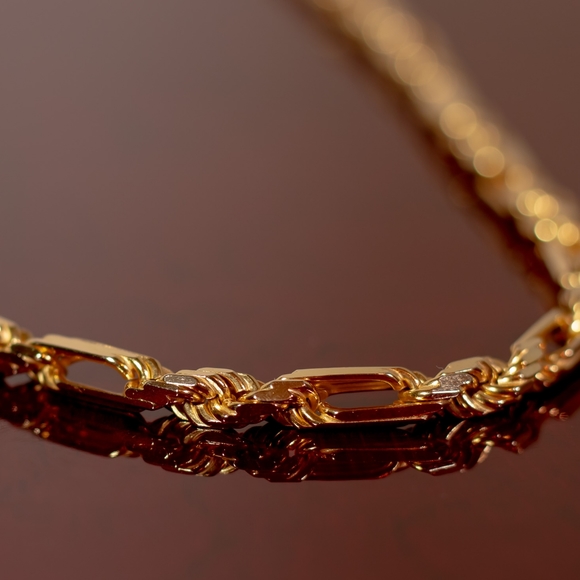 Italy 14k Milano Rope Gold Chain 20"/53g - Picture 6 of 7